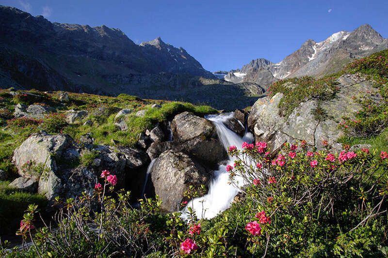 Hauertal im Ötztal im Sommer